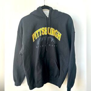 Black Pittsburgh Steel City Hoodie Size L